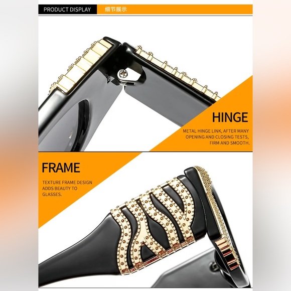 Luxury Fashion Frames - Black and Gold - Picture 6 of 6